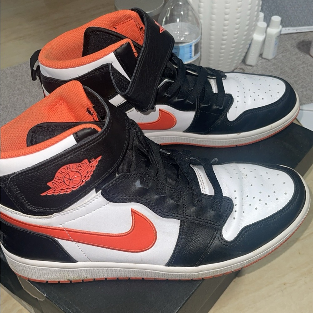 These sneakers are in very good condition, my son almost didn't get to use them.